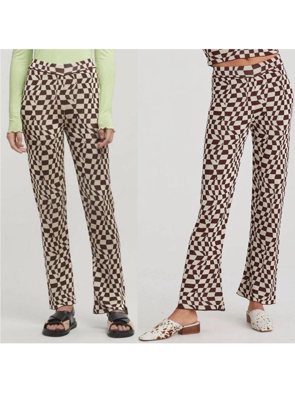 Paloma Wool Orinocco Knit Pants - Brown/white